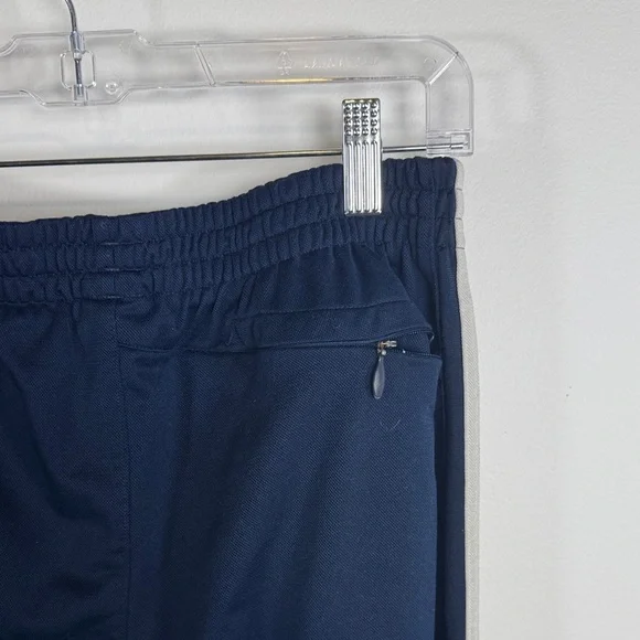 Adidas Kids Dark Blue Joggers with White Stripes - Picture 4 of 5